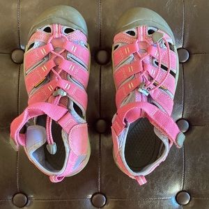 Girls Keen Waterproof Purple and Magenta Sandal Shoes